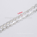 3mm 18"+2" silver stainless steel wholesale glass memory floating charms locket chain necklace jewelry